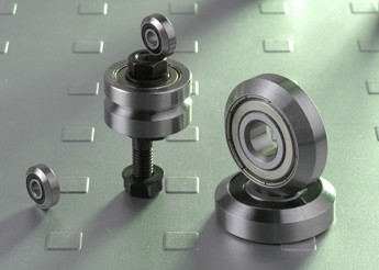 RE…Journal Bearings, Track rollers with one beveling profile-RE Series